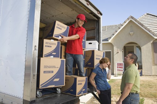 Prepared items ready for long-term storage in a Kensington property