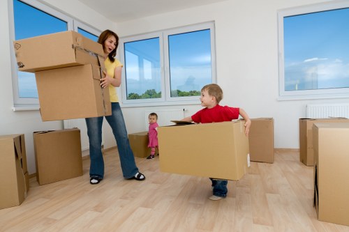 Secure storage units and organised walkways in a safe storage environment