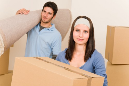 Organised student belongings stored safely in Kensington